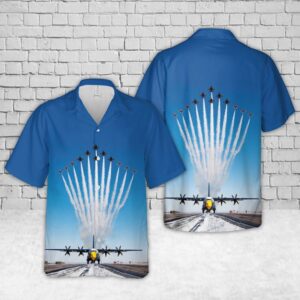 Us Navy Blue Angels Show Hawaiian Shirt