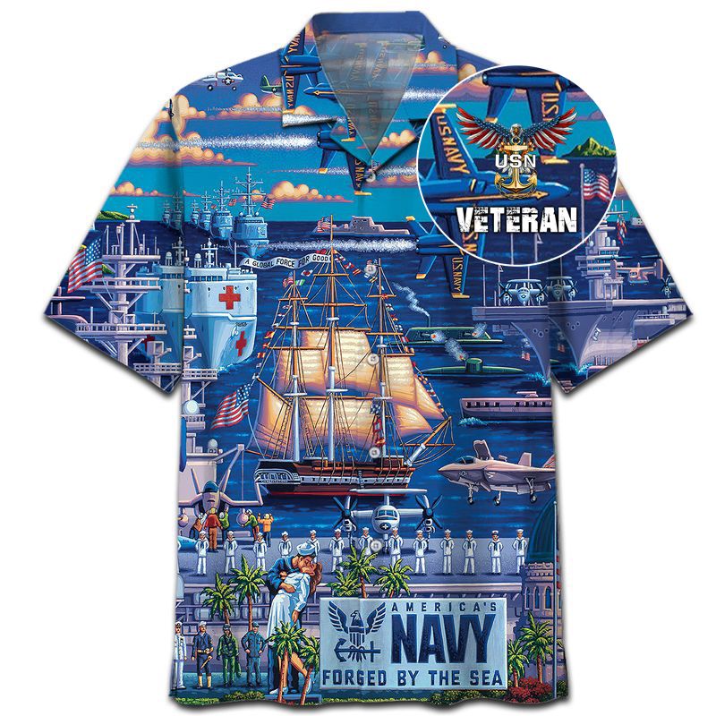 Us Navy Forget By The Sea Hawaiian Shirt Us Navy Forget By The Sea Hawaiian Shirt