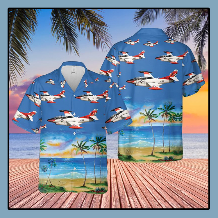 Us Navy North American T-2C Buckeye Hawaiian Shirt Us Navy North American T-2C Buckeye Hawaiian Shirt