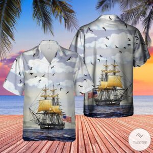 Us Navy Uss Constitution Hawaiian Shirt