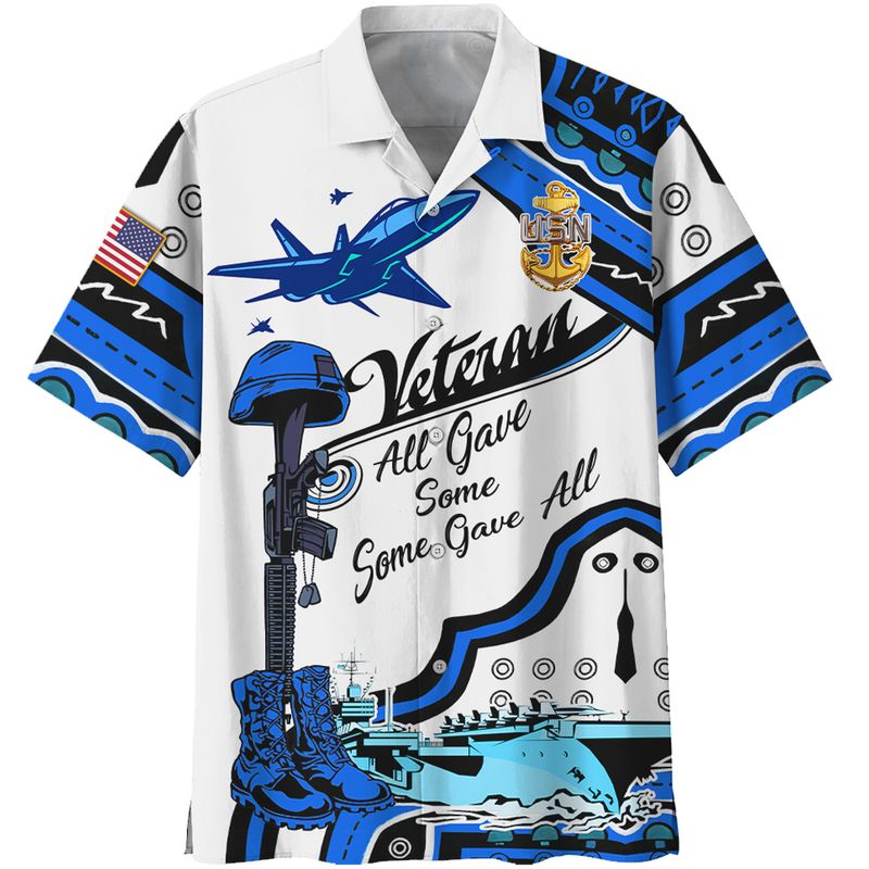 Us Navy Veteran All Gave Some Some Gave All Hawaiian Shirt Us Navy Veteran All Gave Some Some Gave All Hawaiian Shirt