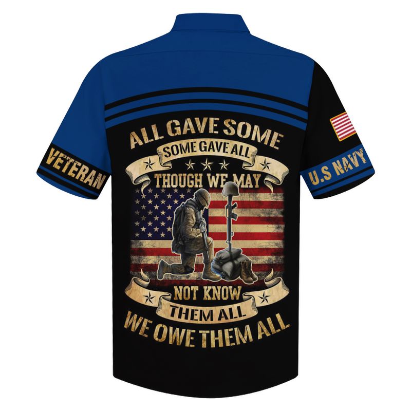 Us Navy Veteran Eagle All Gave Some Some Gave All Hawaiian Shirt Us Navy Veteran Eagle All Gave Some Some Gave All Hawaiian Shirt