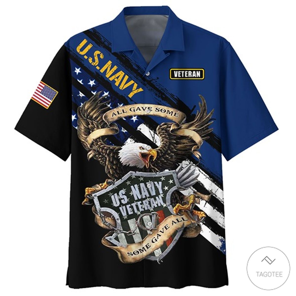 Us Navy Veteran Eagle Flag Hawaiian Shirt Us Navy Veteran Eagle Flag Hawaiian Shirt