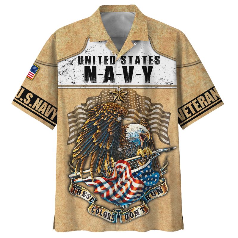 Us Navy Veteran Eagle These Colors Don’T Run Hawaiian Shirt Us Navy Veteran Eagle These Colors Don’T Run Hawaiian Shirt