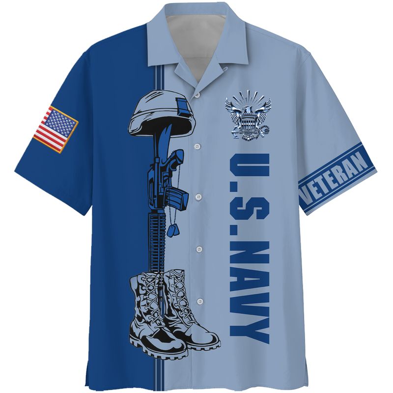 Us Navy Veteran Hawaiian Shirt Us Navy Veteran Hawaiian Shirt