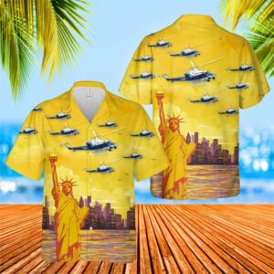 Us Park Police Helicopter Hawaiian Shirt