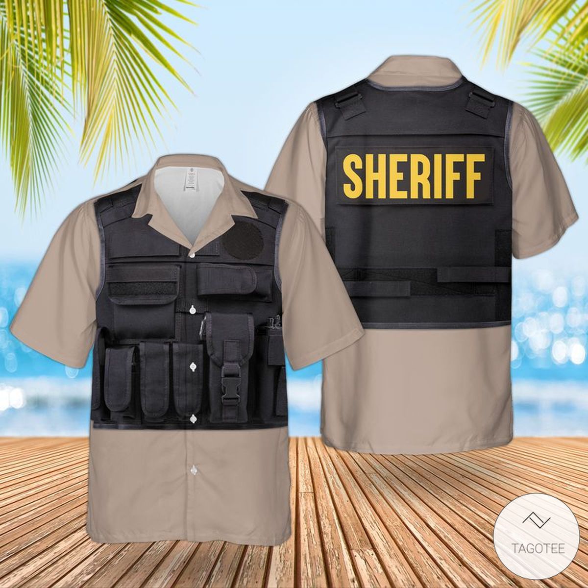 Us Sheriff Armor Hawaiian Shirt Us Sheriff Armor Hawaiian Shirt