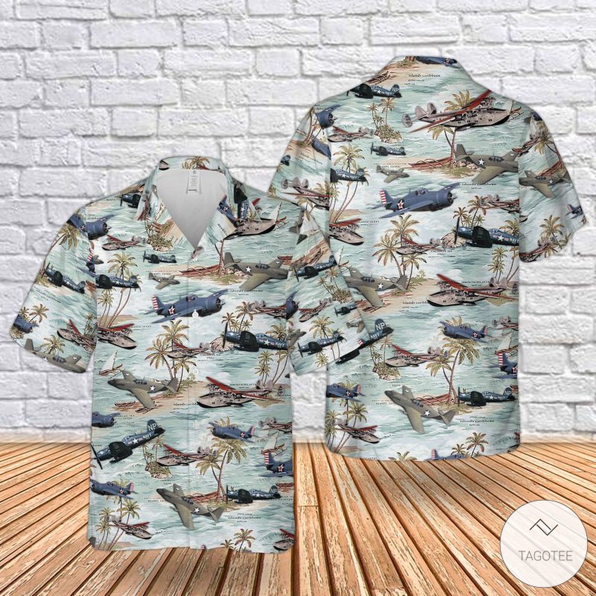 Us Wwii Aircraft Tropical Hawaiian Shirt Us Wwii Aircraft Tropical Hawaiian Shirt