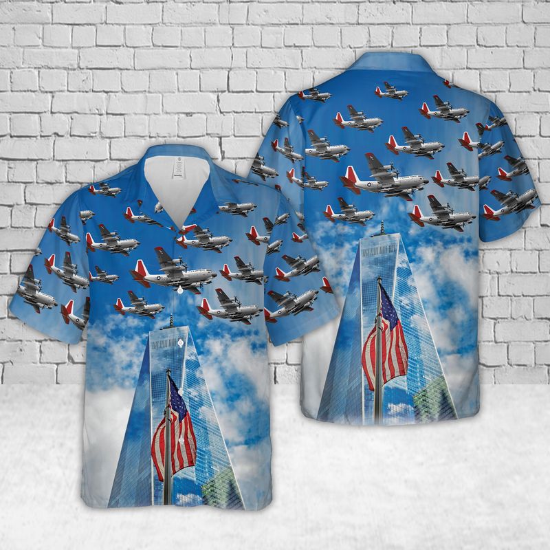 Usaf Lc-130H Hercules New York Air National Guard Hawaiian Shirt Usaf Lc-130H Hercules New York Air National Guard Hawaiian Shirt