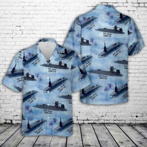 Uss Alaska Ballistic Missile Submarine Hawaiian Shirt