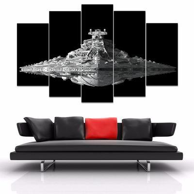 Uss Destroyer - Movie 5 Panel Canvas Art Wall Decor Uss Destroyer - Movie 5 Panel Canvas Art Wall Decor