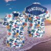 Vancouver Canucks Hawaiian Shirt Summer Button Up