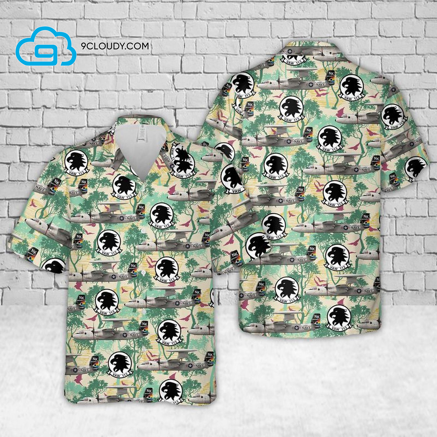 Vaw-113 Black Eagles Full Print Hawaiian Shirt Vaw-113 Black Eagles Full Print Hawaiian Shirt