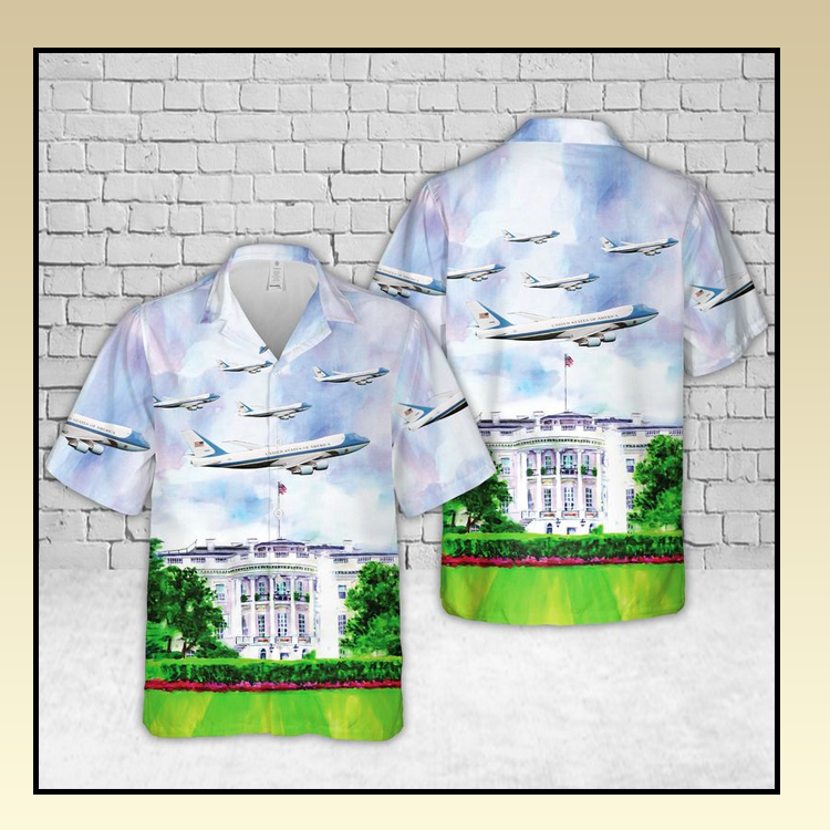 Vc-25 Air Force One Hawaiian Shirt Vc-25 Air Force One Hawaiian Shirt