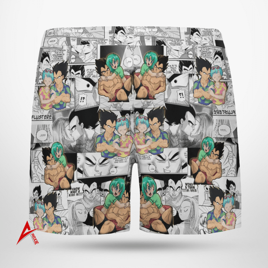 Vegeta & Bunma Love Story Hawaiian Shirt Vegeta & Bunma Love Story Hawaiian Shirt