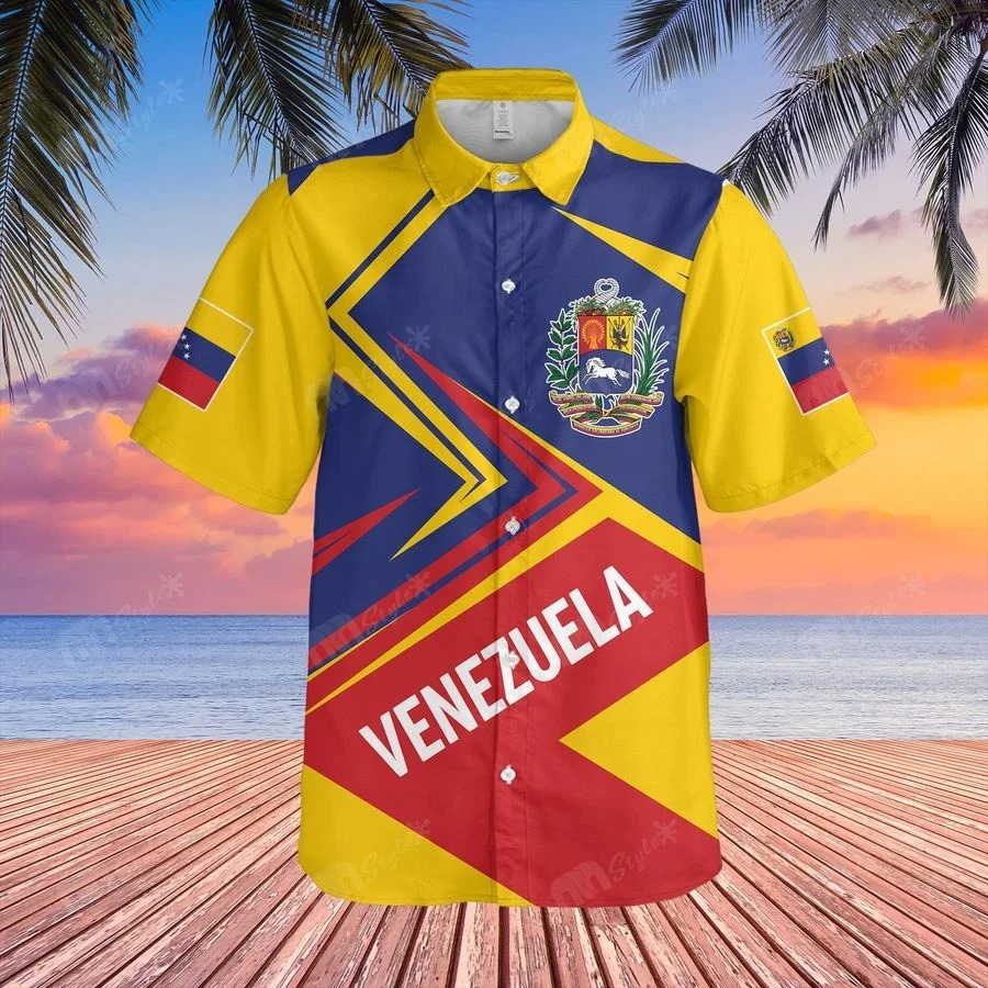 Venezuela Razor Sharp Pattern Hawaii Shirt Venezuela Razor Sharp Pattern Hawaii Shirt