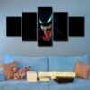 Venom 06 - Movie 5 Panel Canvas Art Wall Decor
