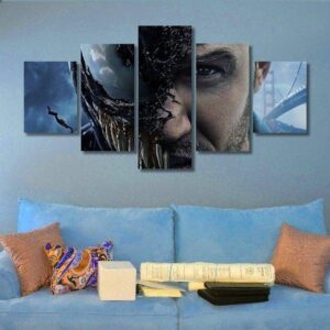 Venom 07 - Movie 5 Panel Canvas Art Wall Decor