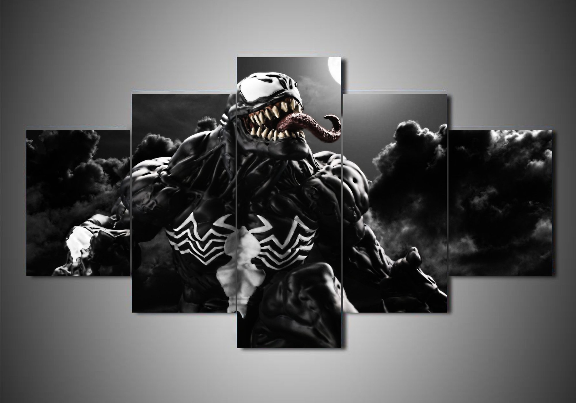 Venom 2 - Movie 5 Panel Canvas Art Wall Decor Venom 2 - Movie 5 Panel Canvas Art Wall Decor