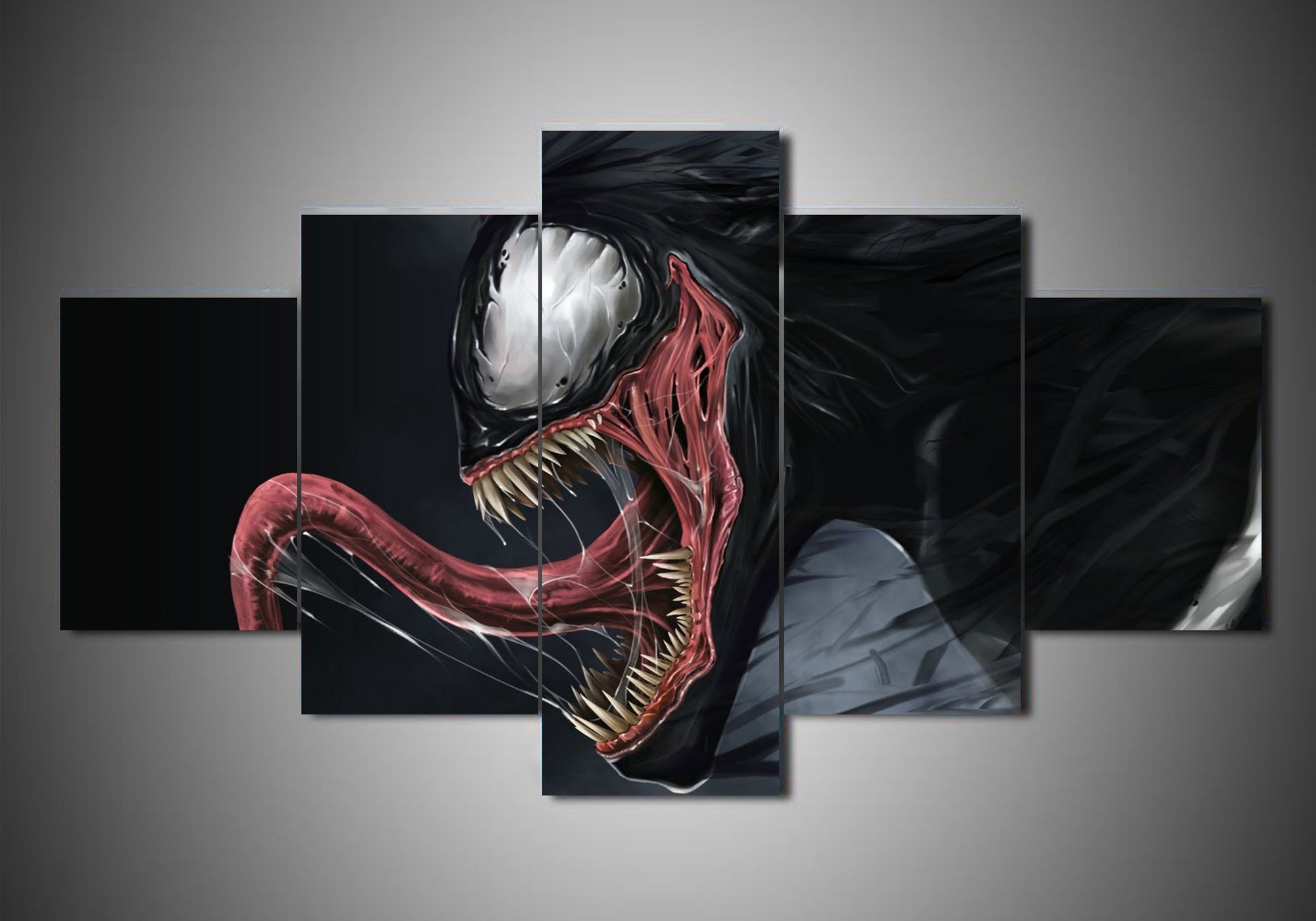 Venom 4 - Movie 5 Panel Canvas Art Wall Decor Venom 4 - Movie 5 Panel Canvas Art Wall Decor