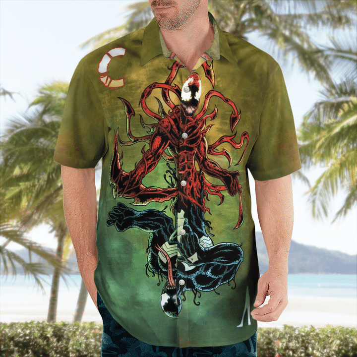 Venom Carnage Hawaiian Shirt Venom Carnage Hawaiian Shirt