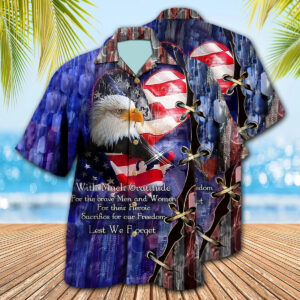 Veteran Thanks You From The Heart Edition Hawaiian Shirt