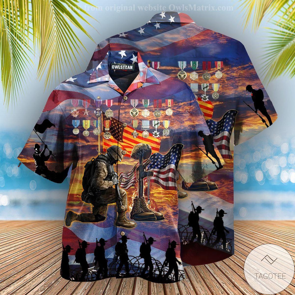 Veteran The High Price Of Freedom Is A Cost Paid By A Brave Few Hawaiian Shirt Veteran The High Price Of Freedom Is A Cost Paid By A Brave Few Hawaiian Shirt