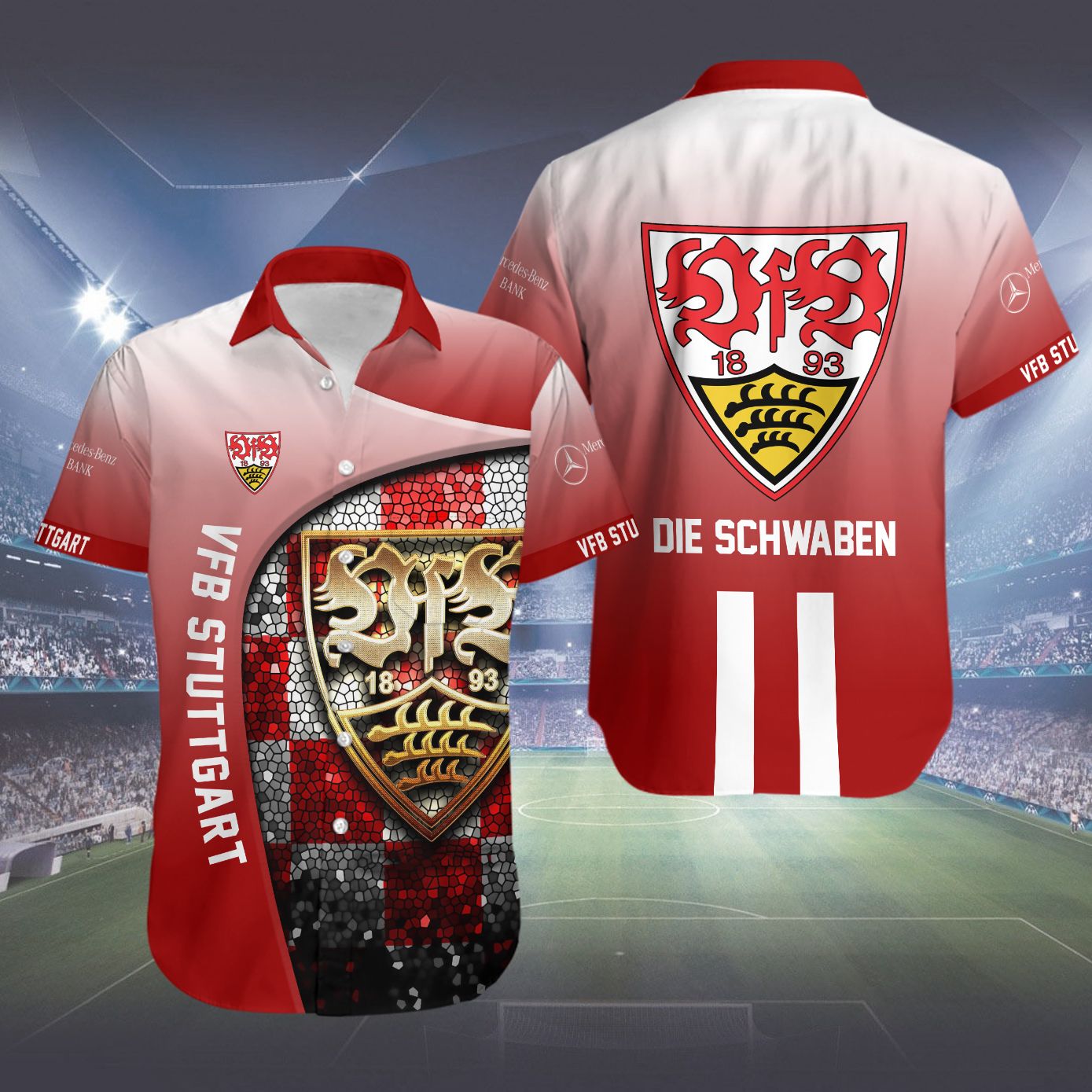 Vfb Stuttgrart Hawaiian Shirt Vfb Stuttgrart Hawaiian Shirt