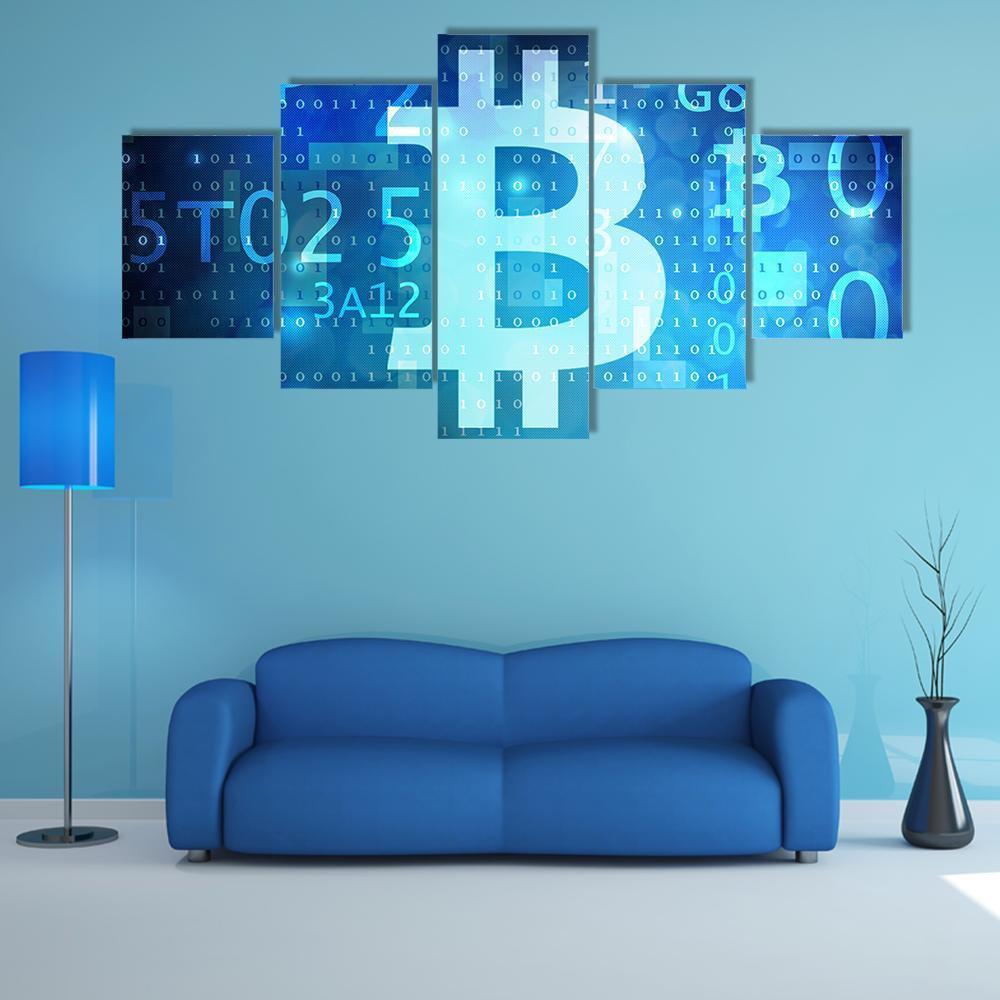View Of Bitcoin - Career 5 Panel Canvas Art Wall Decor View Of Bitcoin - Career 5 Panel Canvas Art Wall Decor