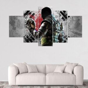 Vigil Rainbow Six Siege - Gaming 5 Panel Canvas Art Wall Decor