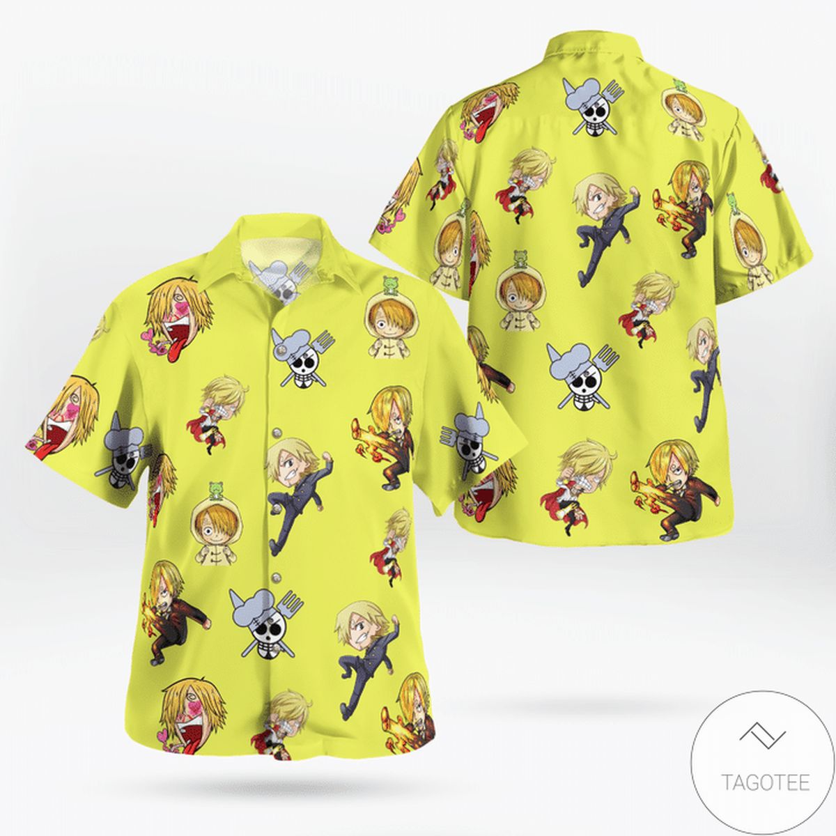 Vinsmoke Sanji Chibi One Piece Hawaiian Shirt Vinsmoke Sanji Chibi One Piece Hawaiian Shirt