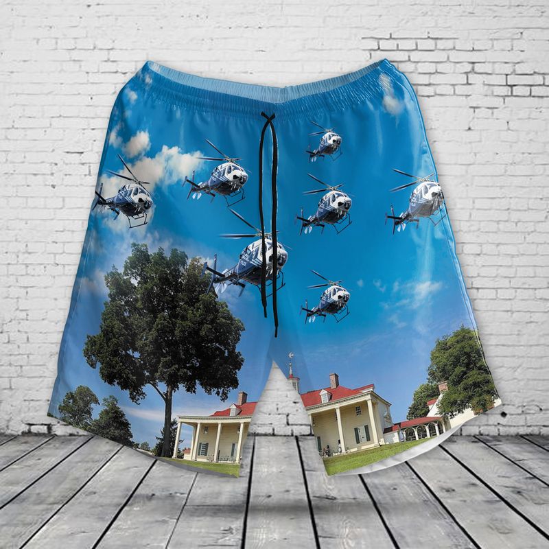 Virginia Fairfax County Police Helicopter Hawaiian Shirt Virginia Fairfax County Police Helicopter Hawaiian Shirt