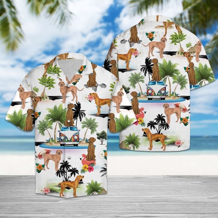 Vizsla Vacation Hawaiian Shirt Summer Button Up Vizsla Vacation Hawaiian Shirt Summer Button Up
