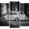 Volkswagen Vw Beetle Bug Car - Automative 5 Panel Canvas Art Wall Decor