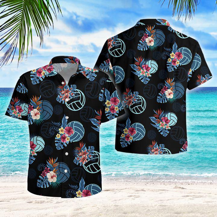 Volleyball Hawaiian Shirt Summer Button Up Volleyball Hawaiian Shirt Summer Button Up