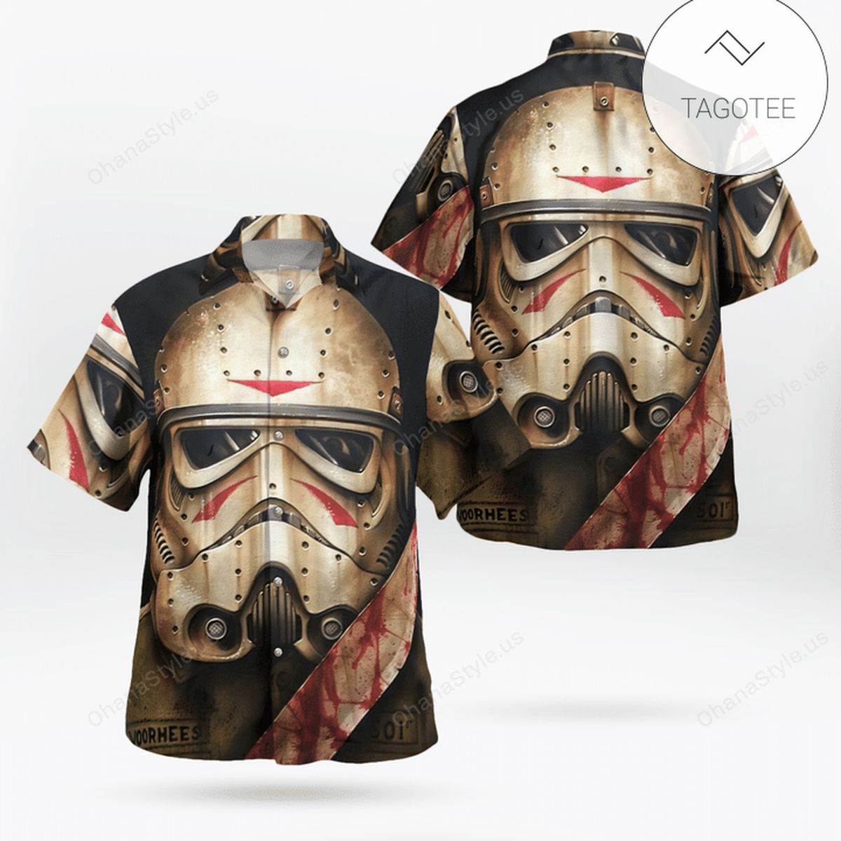 Voorhees Star Wars Hawaiian Shirt- Tagotee Voorhees Star Wars Hawaiian Shirt- Tagotee