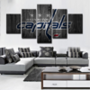 Washington Capitals 5 Hockey - Sport 5 Panel Canvas Art Wall Decor