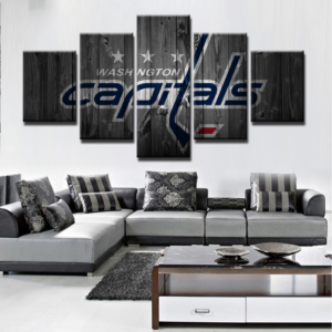 Washington Capitals 5 Hockey - Sport 5 Panel Canvas Art Wall Decor