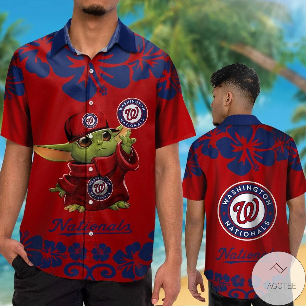 Washington Nationals Baby Yoda Hawaiian Shirt Washington Nationals Baby Yoda Hawaiian Shirt