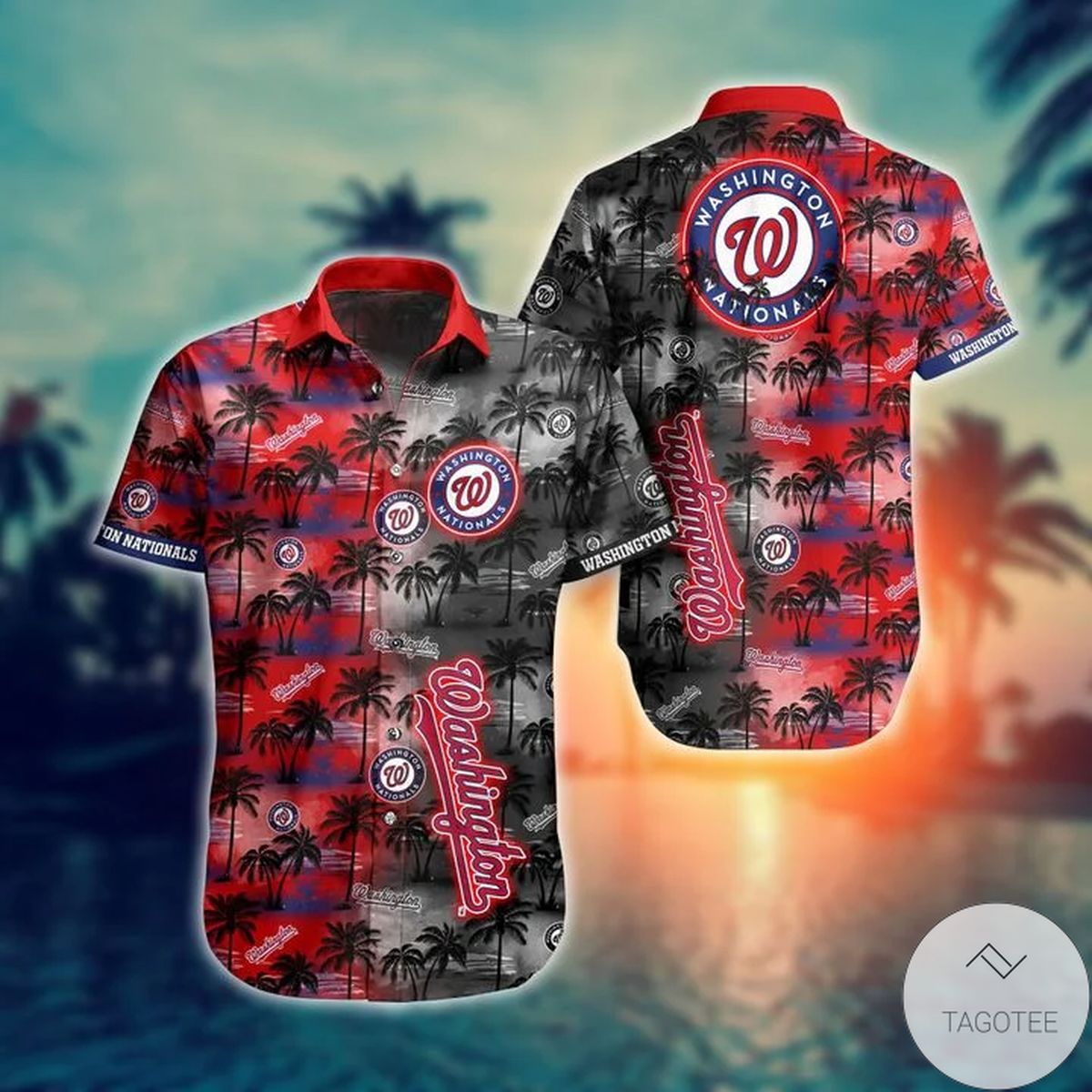 Washington Nationals Mlb Hawaiian Shirt Washington Nationals Mlb Hawaiian Shirt