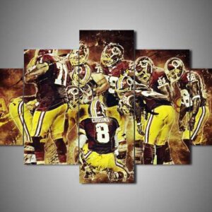 Washington Redskins - Sport 5 Panel Canvas Art Wall Decor