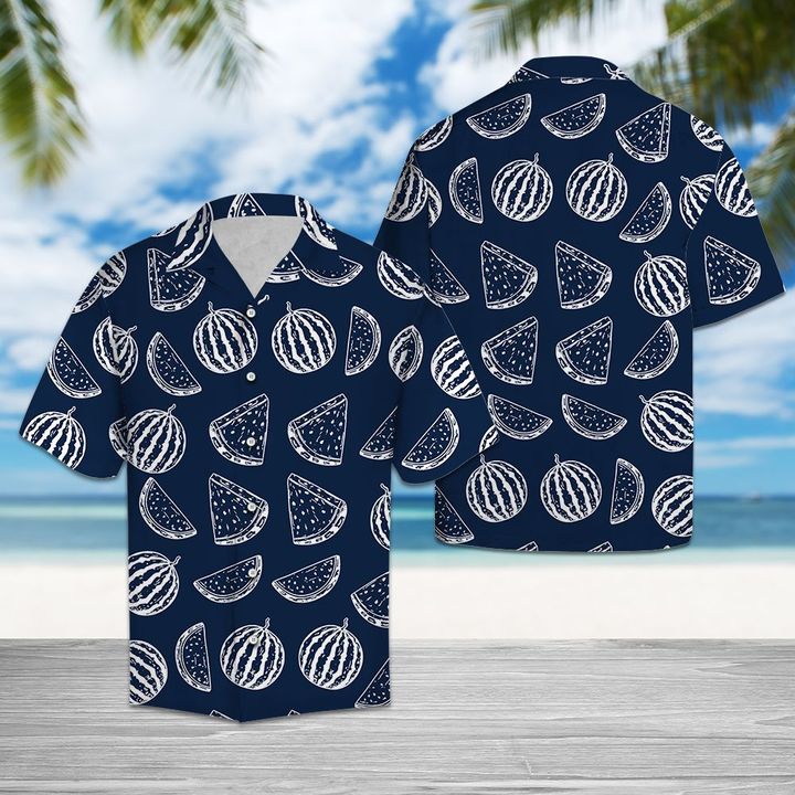 Watermelon Hawaiian Shirt Summer Button Up Watermelon Hawaiian Shirt Summer Button Up