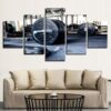 Weightlifting Gym - Sport 5 Panel Canvas Art Wall Decor