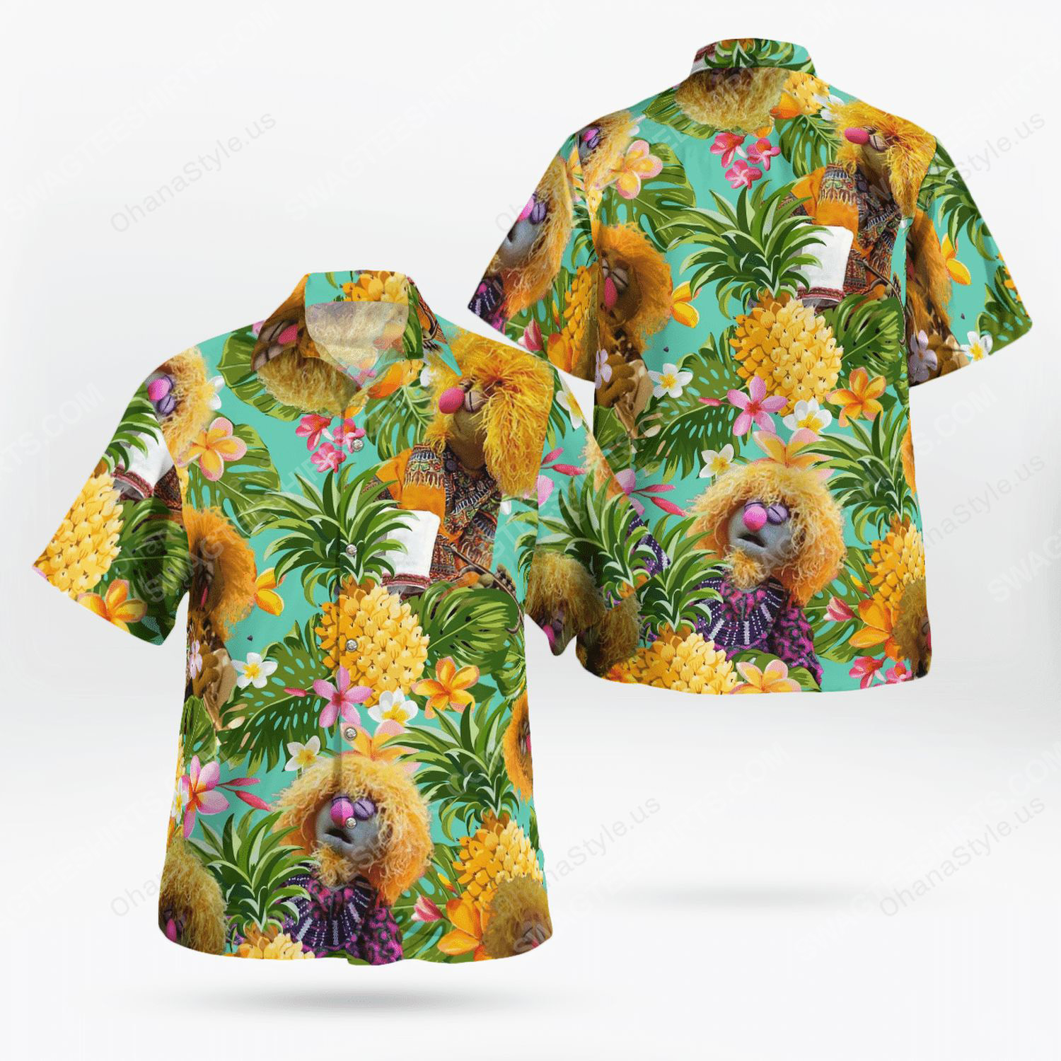 Wembley Fraggle Fraggle Rock Tropical Hawaiian Shirt Wembley Fraggle Fraggle Rock Tropical Hawaiian Shirt