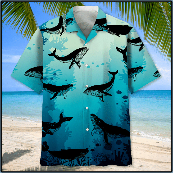 Whale Beach Hawaiian Shirt Whale Beach Hawaiian Shirt