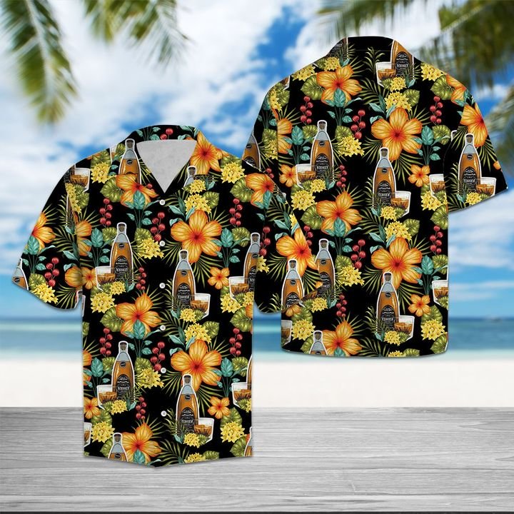 Whisky Colorful Floral Hawaiian Shirt Summer Button Up Whisky Colorful Floral Hawaiian Shirt Summer Button Up