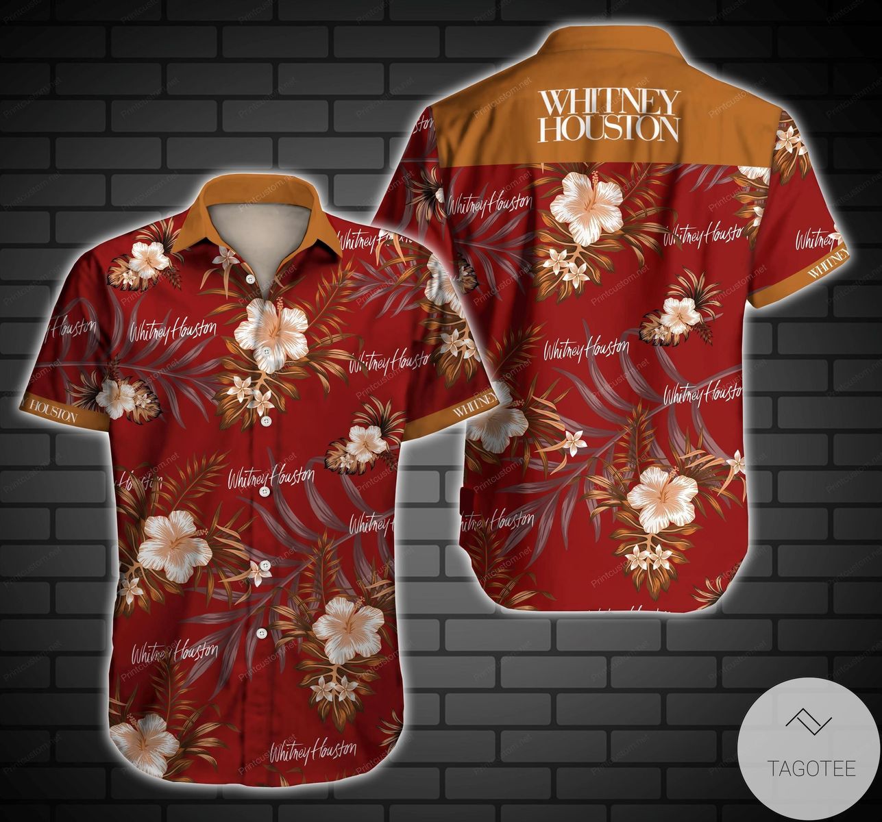 Whitney Houston Hawaiian Shirt Whitney Houston Hawaiian Shirt