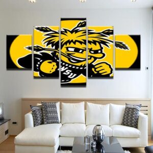 Wichita State Shockers - Sport 5 Panel Canvas Art Wall Decor