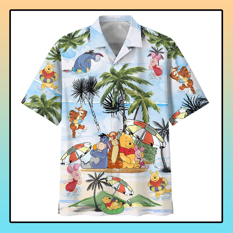Winnie The Pooh Summer Time Hawaiian Shirt Winnie The Pooh Summer Time Hawaiian Shirt