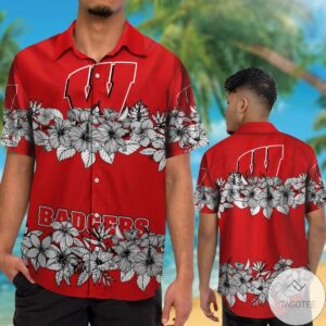 Wisconsin Badgers Hawaiian Shirt